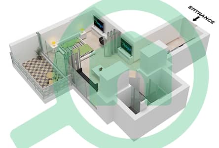 Fairway Residences by Prescott - Studio Apartment Type 2 Floor plan