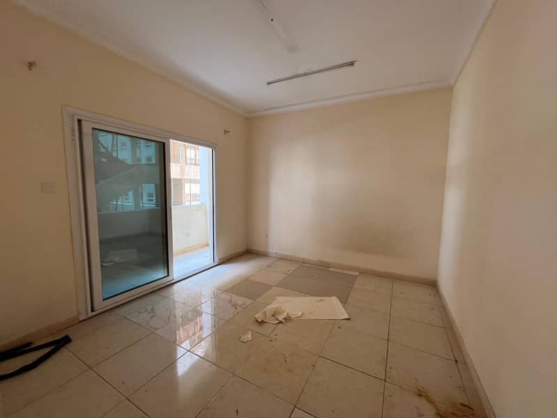 Cheapest one-bedroom apartment with a large balcony and a great view for annual rent in Abu Shagara, Sharjah