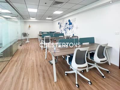 Office for Rent in Business Bay, Dubai - Furnished | Fitted, | Burj Views | Close to Metro