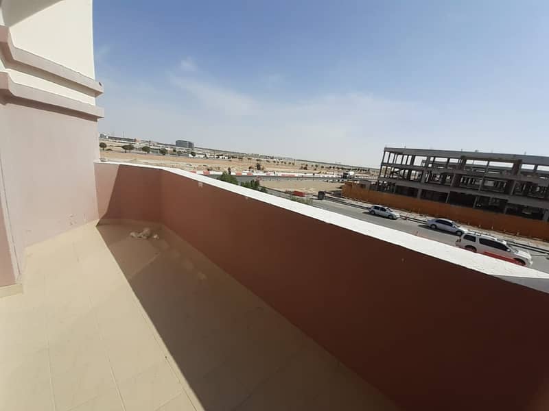 Brilliant 1Bedroom with Private Balcony+Amazing Big kitchen and Washroom in khalifa city A
