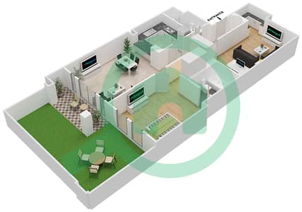 Reehan 8 - 1 Bed Apartments Unit 6 Ground Floor Floor plan