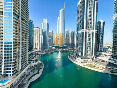 1 Bedroom Apartment for Rent in Jumeirah Lake Towers (JLT), Dubai - Spacious 1BR | Full Lake View | Close to Metro