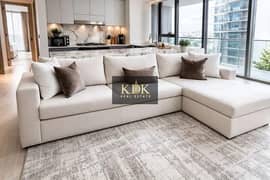 شقة بغرفتي نوم | برج أمل | إطلالة على وسط المدينة