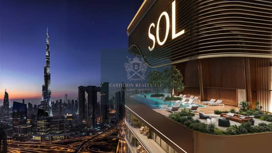 1 Camera Appartamento in Vendita a Sheikh Zayed Road, Dubai - 08. View 08_Sol to burj Khalifa. jpg 1 Camera Appartamento in Vendita a Sheikh Zayed Road, Dubai - 08. View 08_Sol to burj Khalifa. jpg