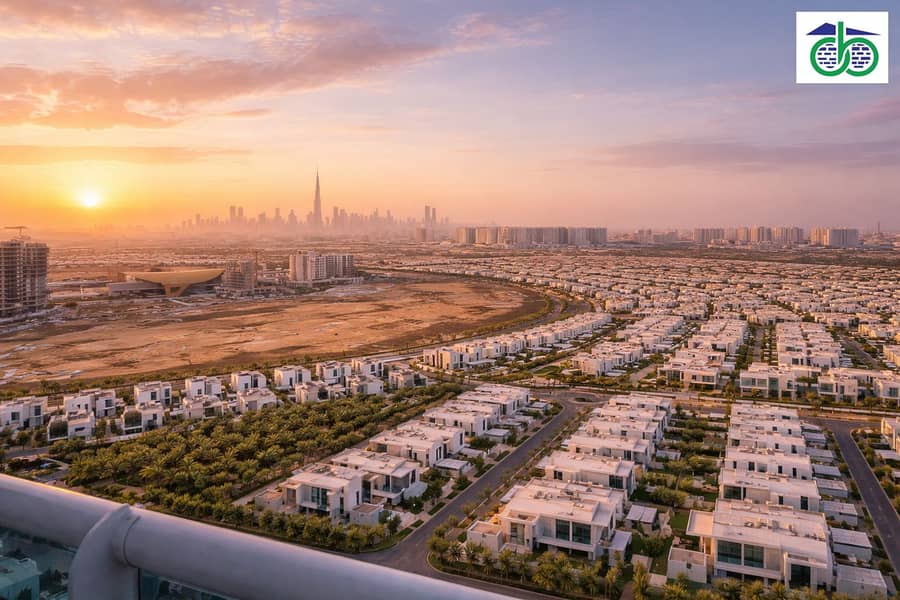 10 Sunset over Dubai's luxury villas and skyline. png