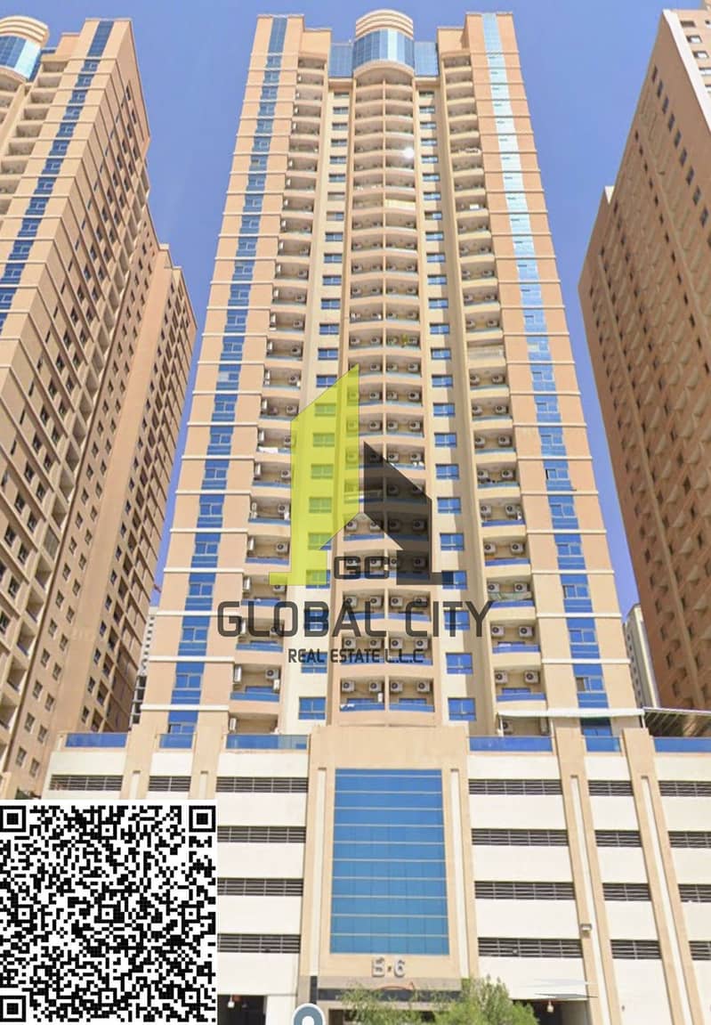 Spacious ! 2 Bedroom ! With Parking ! Rent 37,000 ! Paradise B6 Emirates City Ajman.