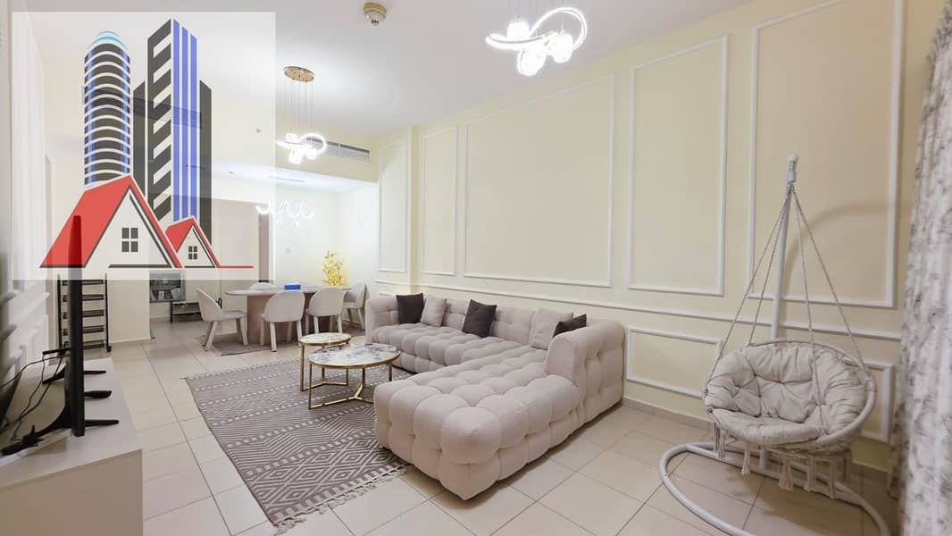 2 BHK For Rent In Ajman One Tower With Parking