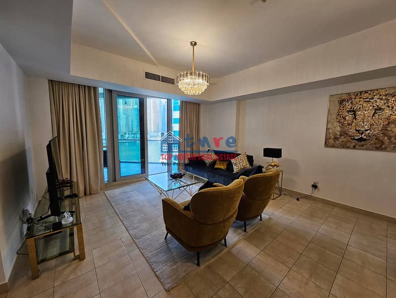 Fully Furnished 1 BHK | Breathtaking Marina View | Waterfront Living - Image 9