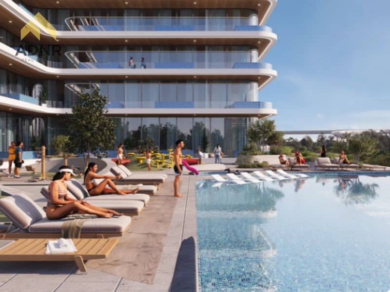 Furnished 1BR | Samana Ibiza | Balcony & Pool Access