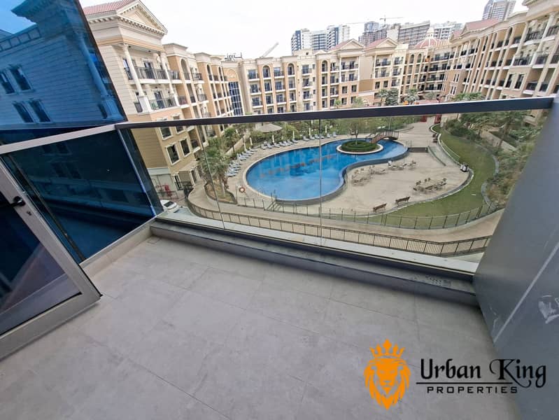 Pool View 2BR | Art Courtyard Arjan | Balcony Apartment