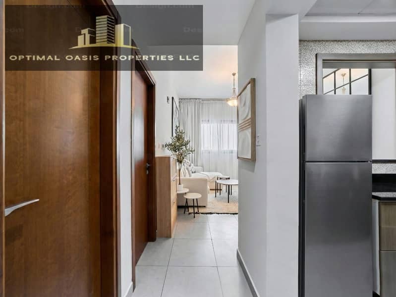 Furnished 1BR | Multiple cheques | Balcony Access