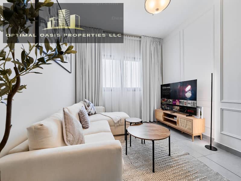 Furnished 1BR | Multiple cheques | Balcony Access