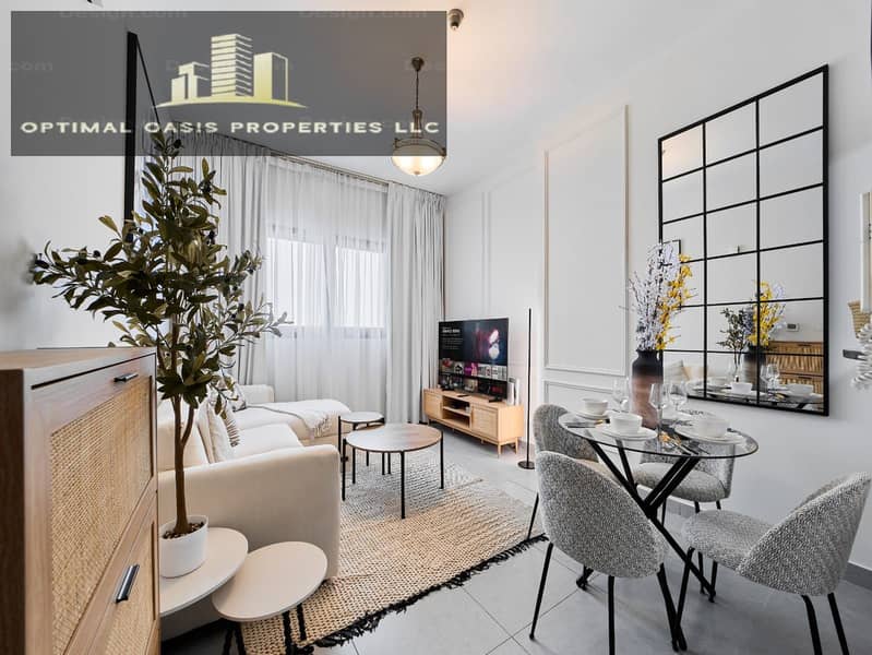 Furnished 1BR | Multiple cheques | Balcony Access - Image 7