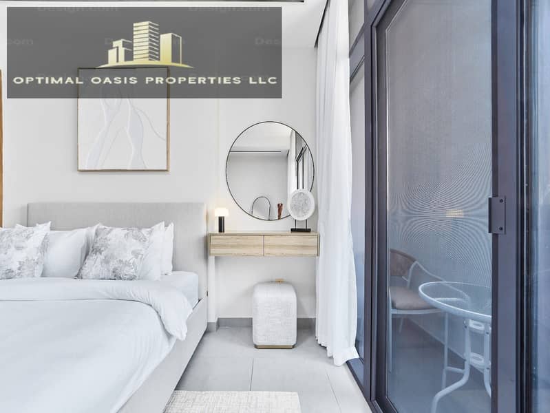 Furnished 1BR | Multiple cheques | Balcony Access