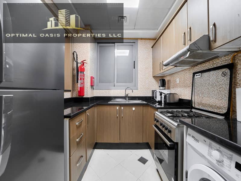 Furnished 1BR | Multiple cheques | Balcony Access - Image 12