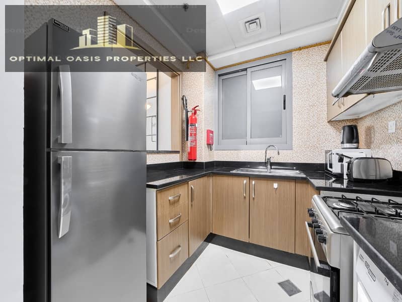 Furnished 1BR | Multiple cheques | Balcony Access - Image 13