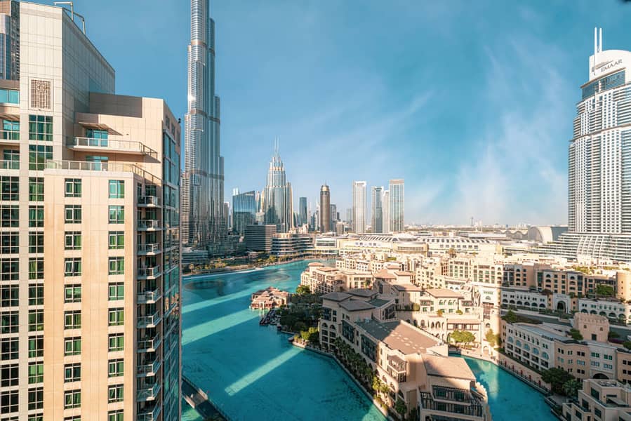Burj and Fountain view / Furnished / huge layout / 2 bedroom / Downtown Prime Location