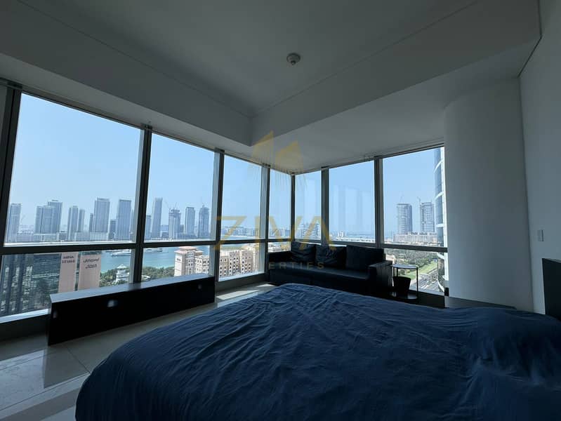 Luxurious 3BR |Furnished | Marina & City Views