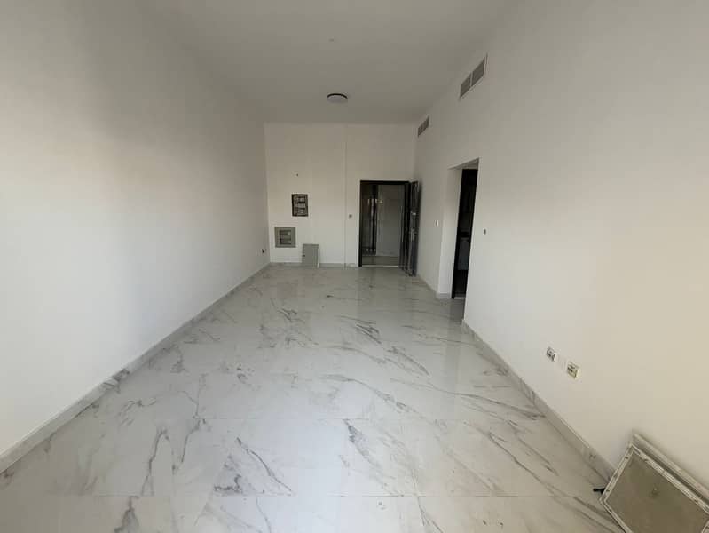 One bedroom and living room, central air conditioning, maintenance available in Al Muwaihat, Ajman.