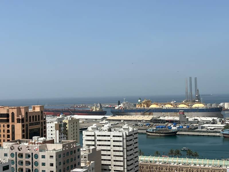 2 master BR / spacious / sea view / outdoor parking / laundry room / central AC / near Corniche walkway