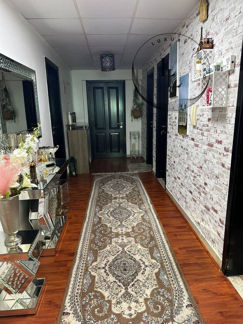 Lavish furnished 1bhk apartment is available in 5500 with bills