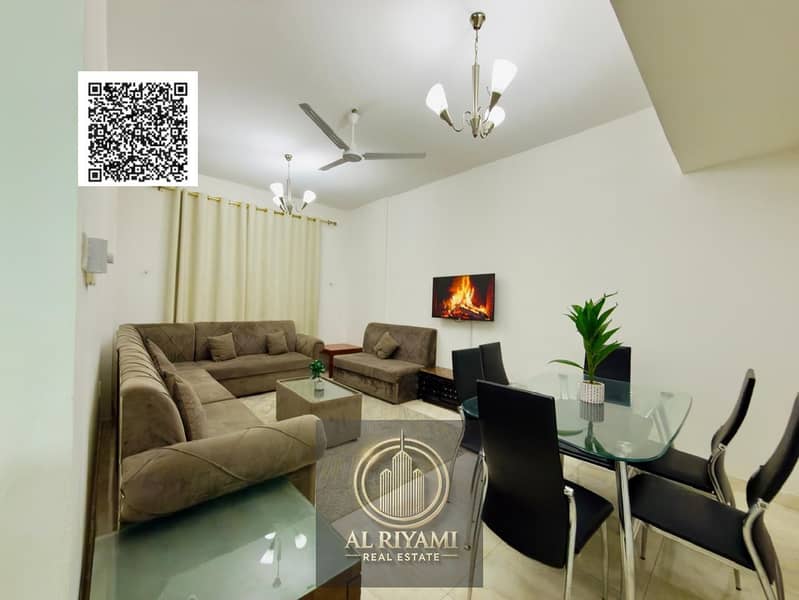 1BHK Furnished Al Rawda 3 All Bills Included Balcony