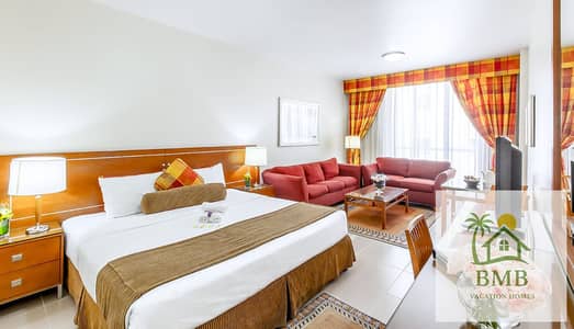 迪拜湾， 迪拜 酒店式公寓待租 - gs bed room 1. jpg