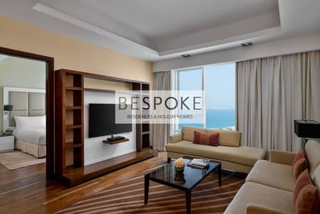 فلیٹ 1 غرفة نوم للايجار في الصفوح، دبي - One Bedroom Apartment_Living Room. jpg
