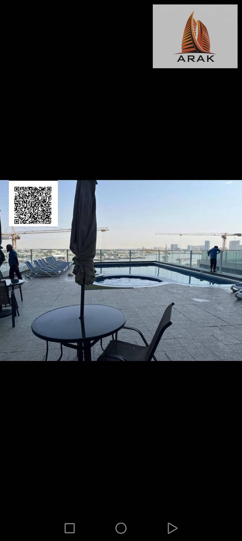 A stunning apartment for annual rent in Ajman, Al Waha Towers. One bedroom and living room. One of the most luxurious and prestigious towers in Ajman.