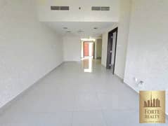 1 غرفة نوم غير مفروشة | تصميم واسع | شرفة ضخمة مطلة على حمام السباحة