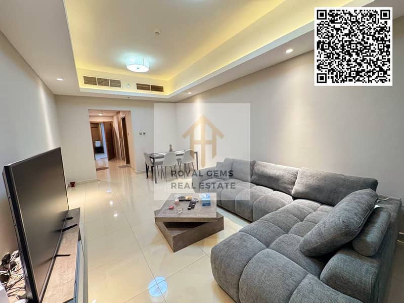 1bhk master in gulfa towerv + serviced location + 100%Freehold ownership for all nationalities