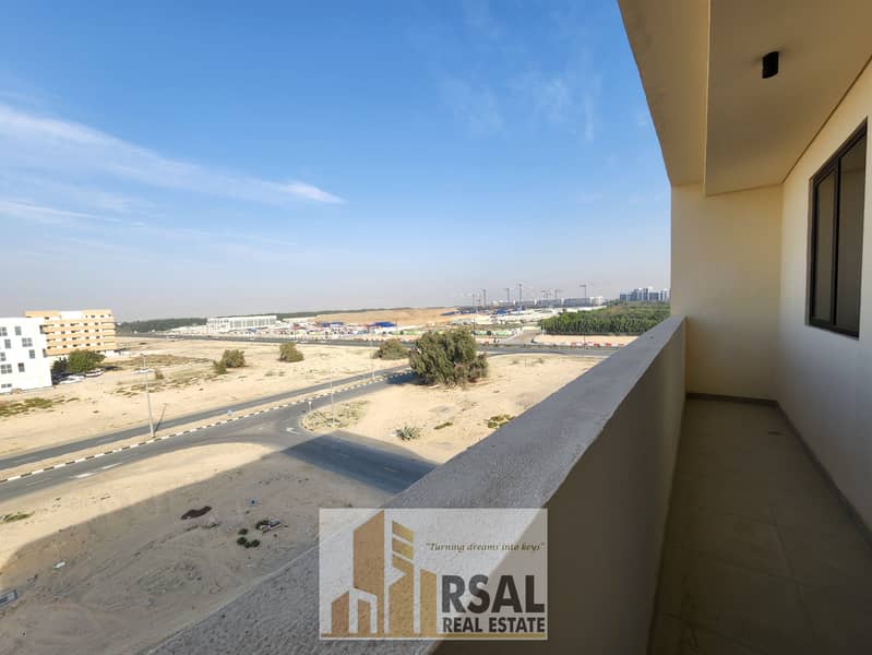 12 cheque Brand New 1bhk With open view And balcony with wardrobs