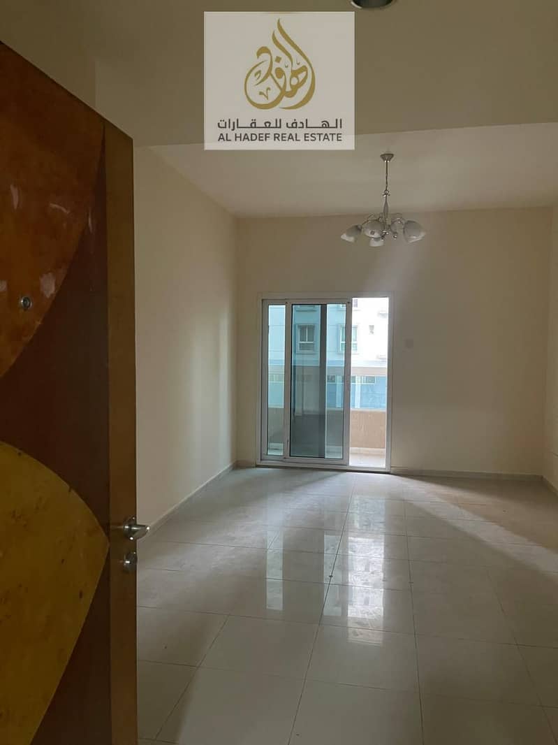 One bedroom apartment for annual rent in Sharjah Al Taawun near Dubai exit with 2 bathrooms prime location and easy access to main roads