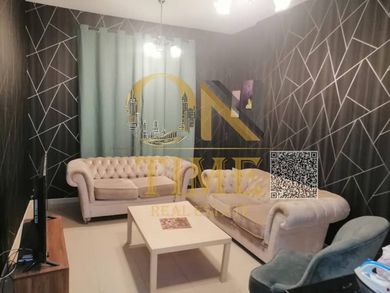 One bedroom and living room in City Tower for monthly rent with parking, low price