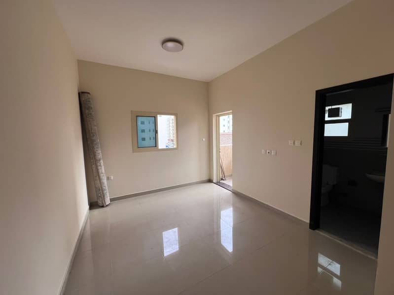 A one-bedroom apartment with excellent features, located on the second row from Ajman Corniche, near the Ship Roundabout, in a vibrant location with a
