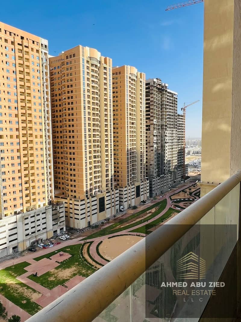 Brand New 1 Bedroom Hall for Rent in Emirates City, Direct on Sheikh Mohammed Bin Zayed Road, Master Bedroom, 2 Bathrooms, Balcony with Open View, Bui