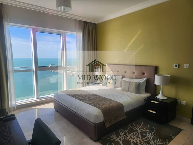 1 BR Furnished | Spacious | Luxurious | Corniche | Best amenities | Sea View