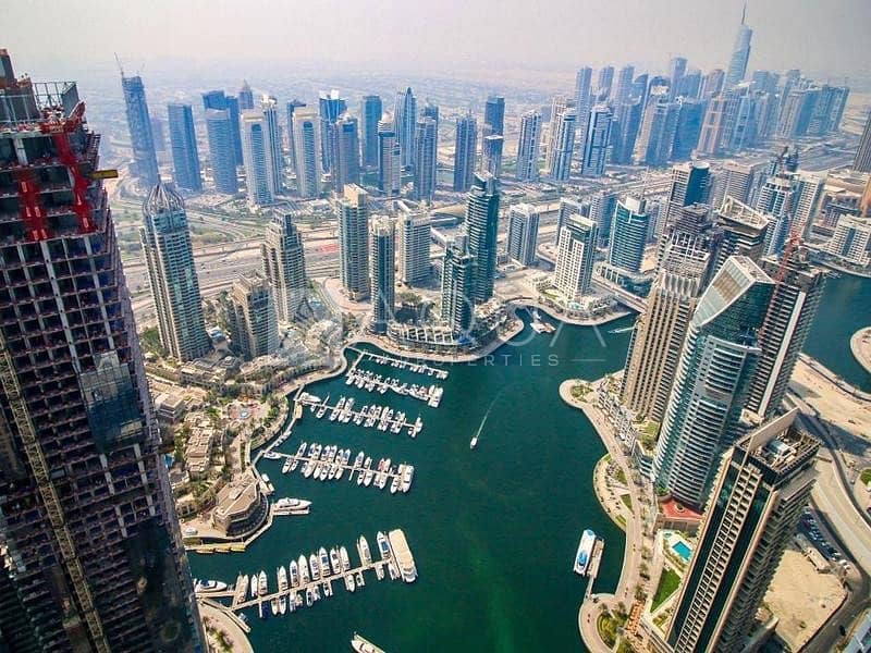 3 BR in Damac Heights with Full Marina view
