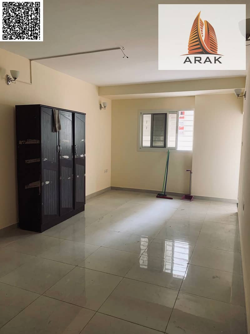 Spacious 1 Bedroom Hall for Annual Rent in Al Rashidiya 3 with Balcony and 2 Bathrooms
