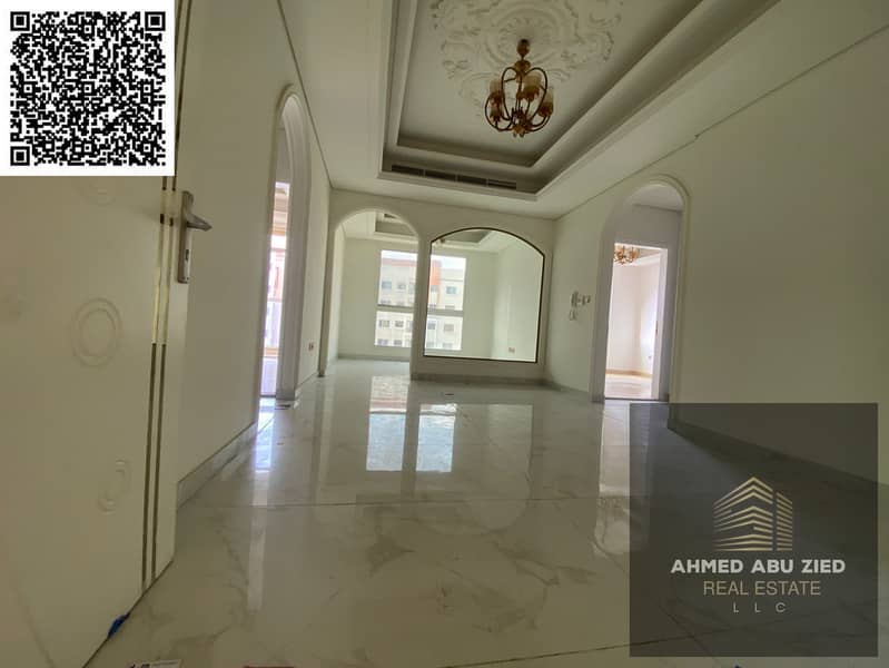 Two bedrooms and a living room, first occupancy, with two bathrooms, a distinctive balcony with an open view, built-in wardrobes, one month free, and