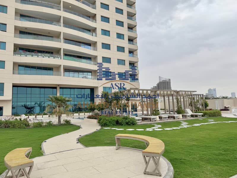 Private Beach || Luxurious 3BR + Maids Room || Direct Beach View || Chiller Free || 2 Car Parking Free || All Amenities Free