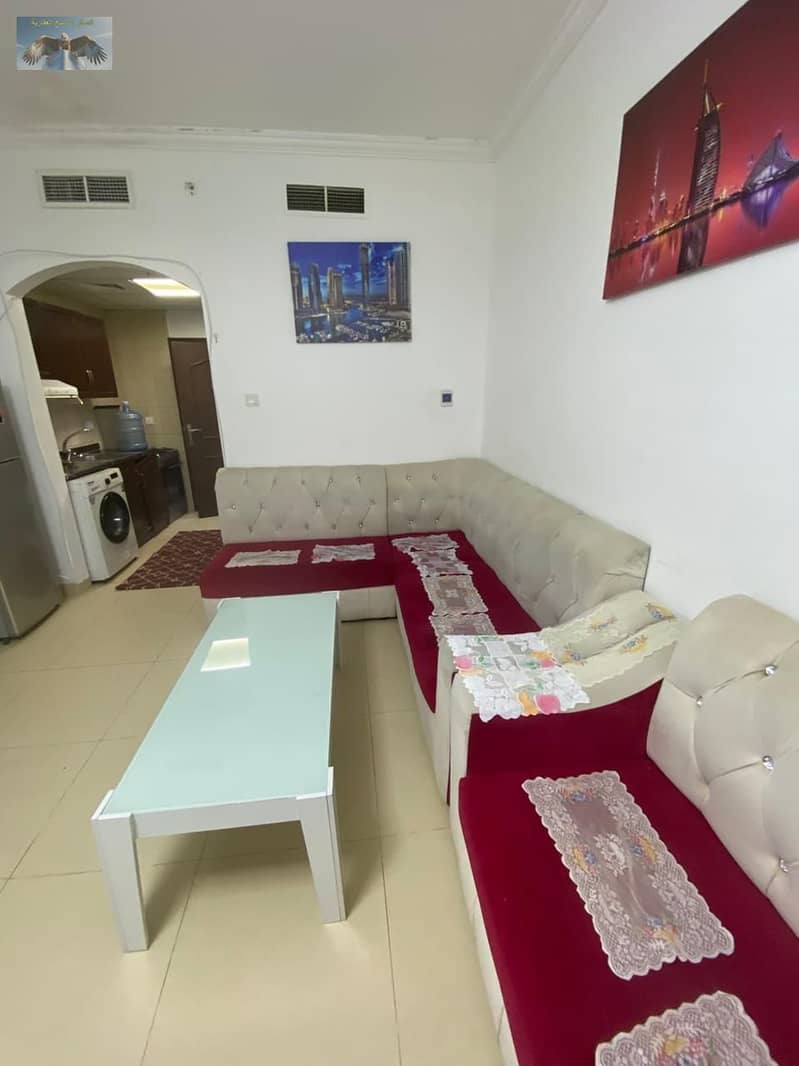 Furnished Studio for Rent in Ajman – Yasmeen Towers – Prime Location Near City Center
