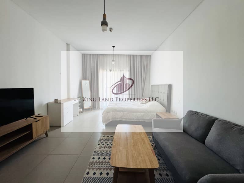 Furnished Medium Studio with Balcony