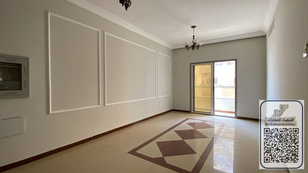 Two bedrooms and a living room for rent in Al Nuaimiya 2, spacious with an open view, prime location.