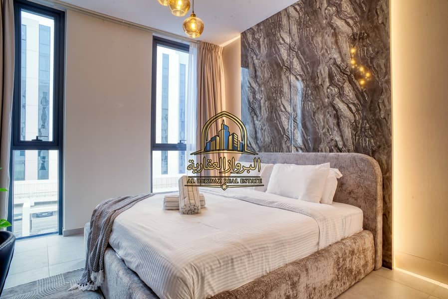 Furnished Studio Apartment Link 4 Building | Just 5000 AED Per Month