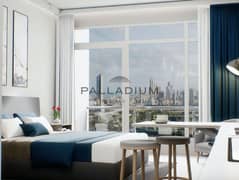 استوديو مفروش | جولف فيوز سيفن سيتي | إطلالة على المارينا ووسط المدينة