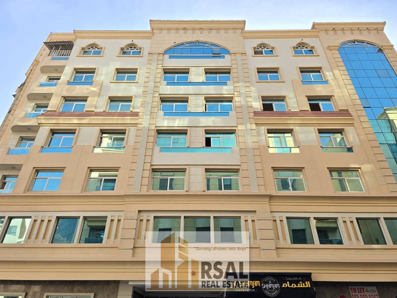 Limited time Offer " 15 Days Free " Minimum Commission Bigger Size 1 Bedroom " Front off Muwaileh Park and Mosque ?