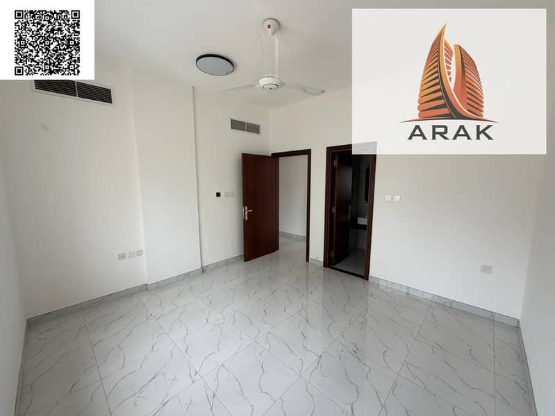 Two bedroom hall apartment with balcony and two bathrooms for yearly rent in Al Mowaihat 3