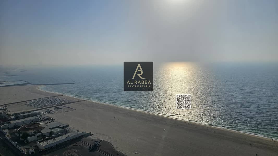 Una gran oportunidad para alquilar un apartamento amueblado en el paseo marítimo de Ajman con renta anual.