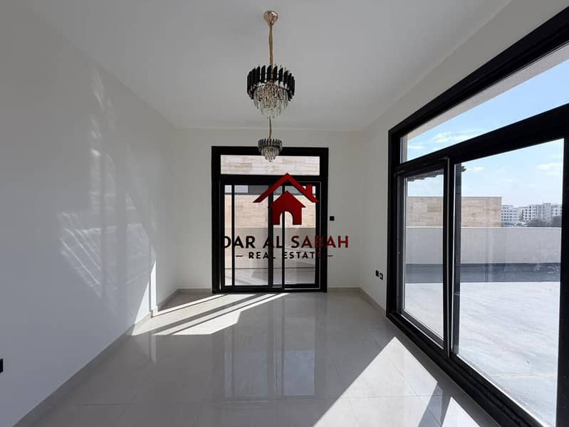 6 Cheques payment Spacious Balcony and Terrace Brand new Ready to move